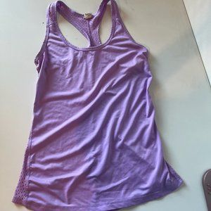 Lilac Racerback Workout Top